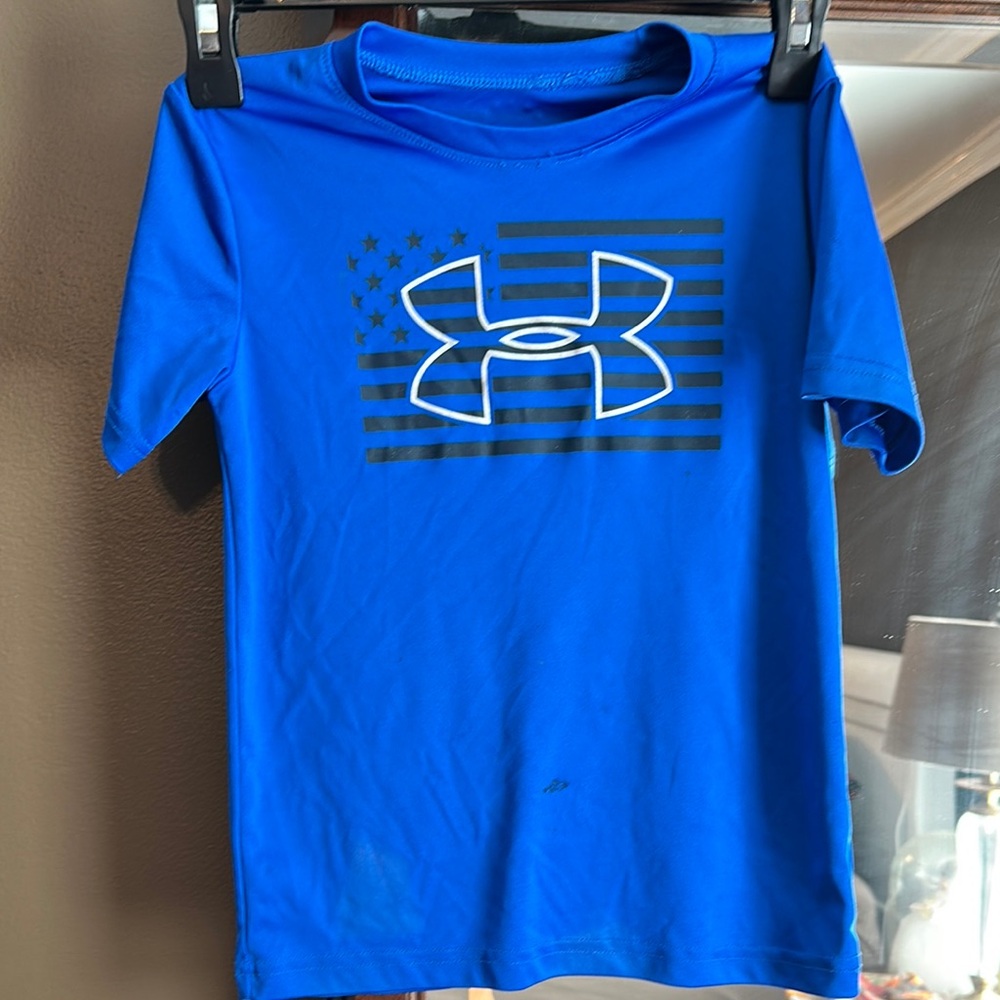 Under Armour Kids Blue Graphic T-Shirt
